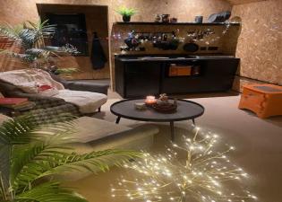 Christmas touches in the Bothy. Now all we need is some mulled wine!